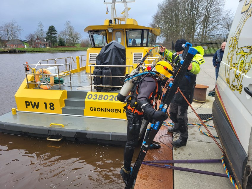 A week of underwater inspection